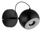 Preview: Globo LED Wandleuchte Donovan 10W warmweiss Schwarz matt goldfarben Metall Ø12cm