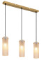 Preview: Globo Karolo E14 Hängeleuchte 3-fach 40W Goldfarben, Metall Ø8cm 15775-3H