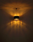 Preview: Globo Pendelleuchte Coletta E27 Schwarz matt Metall Textil Ø40cm