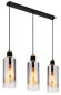 Preview: Globo Osborne E27 Hängeleuchte 3-fach 40W Schwarz Matt, Metall Ø12cm 15777-3H