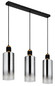 Preview: Globo Osborne E27 Hängeleuchte 3-fach 40W Schwarz Matt, Metall Ø12cm 15777-3H