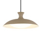 Preview: Globo LED Pendelleuchte Rocha 18W CCT warm-/neutral-/tageslichtweiss Sandfarben matt Metall Ø40cm