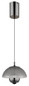 Preview: Globo LED Pendelleuchte Bernie 7W dimmbar Bewegungsmelder CCT warm-/neutral-/tageslichtweiss Schwarz-chrom rauchfarben Metall Ø18cm