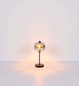 Preview: Globo Pendelleuchte Corry E27 Schwarz matt rauchfarben Metall Glas Ø28cm