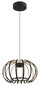 Preview: Globo LED Pendelleuchte Ribbon 40W warmweiss Schwarz matt Metall Aluminiumstäbe Ø40cm