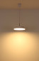 Preview: Globo LED Pendelleuchte Silena 24W warmweiss Weiß matt Metall Ø40cm