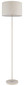 Preview: Globo Stehleuchte Deleon E27 Sandfarben matt cremefarben Metall Textil 159cm
