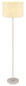Preview: Globo Stehleuchte Deleon E27 Sandfarben matt cremefarben Metall Textil 159cm