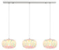 Preview: Globo Pendelleuchte Juana 3-flammig E27 Verchromt klar verspiegelt Metall 120x95cm