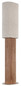 Preview: Globo Stehleuchte Jannie E27 Braun naturfarben Holz Leinen 140cm