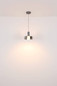 Preview: Globo LED Pendelleuchte Grant 8W warmweiss Grau matt rauchfarben Aluminium Gebürstet Glas Ø22cm