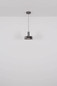 Preview: Globo LED Pendelleuchte Grant 8W warmweiss Grau matt rauchfarben Aluminium Gebürstet Glas Ø22cm