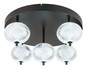 Preview: Globo Aida LED Deckenleuchte 33W CCT Schwarz Matt, Metall Memoryfunktion Ø15cm 16042-5D
