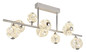 Preview: Globo LED Deckenleuchte Virina 73,8W warmweiss Verchromt klar Metall K9 Kristalle 101x45cm