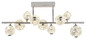 Preview: Globo LED Deckenleuchte Virina 73,8W warmweiss Verchromt klar Metall K9 Kristalle 101x45cm