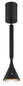 Preview: Globo LED Pendelleuchte Lucinda 4,5W dimmbar Akku CCT extra-warm-/neutral-/tageslichtweiss Schwarz matt Metall Ø10cm