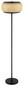 Preview: Globo LED Stehleuchte Bambora 22W CCT warm-/neutral-/tageslichtweiss Schwarz matt naturfarben Metall Bambus 146cm