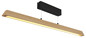 Preview: Globo LED Pendelleuchte Melba 26W dimmbar CCT warm-/neutral-/tageslichtweiss Schwarz matt naturfarben hell Metall Holz 150x115cm
