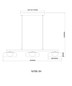 Preview: Globo LED Pendelleuchte Carlene 16W CCT warm-/neutral-/tageslichtweiss Schwarz matt rauchfarben Metall Glas 120x85cm
