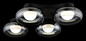 Preview: Globo LED Deckenleuchte Carlene 23W CCT warm-/neutral-/tageslichtweiss Schwarz matt rauchfarben Metall Glas 65x46cm