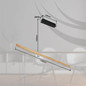 Preview: Globo LED Pendelleuchte Dentsy 53W dimmbar neutralweiss Schwarz matt kupferfarben gebürstet Metall Aluminium 150x120cm
