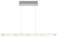 Preview: Globo LED Pendelleuchte Novak 22W dimmbar CCT warm-/neutral-/tageslichtweiss Nickel matt Metall Glas 150x115cm