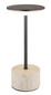 Preview: Globo LED Tischleuchte Laurena 3W dimmbar Akku CCT warm-/neutral-/tageslichtweiss Grau Travertine Stein Ø13cm