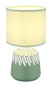 Preview: Globo Rela E14 Tischleuchte 40W Blassgrün, Keramik Ø17,5cm 21733BG