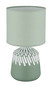Preview: Globo Rela E14 Tischleuchte 40W Blassgrün, Keramik Ø17,5cm 21733BG