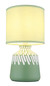 Preview: Globo Rela E14 Tischleuchte 40W Blassgrün, Keramik Ø17,5cm 21733BG