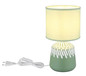 Preview: Globo Rela E14 Tischleuchte 40W Blassgrün, Keramik Ø17,5cm 21733BG