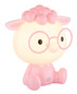 Preview: Globo Sheepy LED Tischleuchte 1W Warmweiß Pink Matt 22cm 21760P