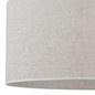 Preview: Globo Pendelleuchte Jule E27 Braun beige Holz Leinen Ø50cm