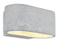Preview: Globo Außenwandleuchte Ferguson G9 IP54 Weiß matt hellgrau Aluminium Druckguss Beton 20x8,5cm