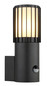 Preview: Globo Außenwandleuchte Mervin E27 Bewegungsmelder IP54 Anthrazit matt Aluminium 24x9cm