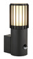 Preview: Globo Außenwandleuchte Mervin E27 Bewegungsmelder IP54 Anthrazit matt Aluminium 24x9cm