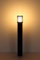 Preview: Globo Sockelleuchte Mervin E27 Bewegungsmelder IP54 Anthrazit matt Aluminium 65cm