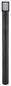 Preview: Globo Sockelleuchte Mervin E27 IP54 Anthrazit matt Aluminium 100cm