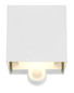Preview: Globo LED Außenleuchte Veronika 2-flammig 2x 3W Bewegungsmelder IP54 warmweiss Weiß Aluminium Druckguss 12,5x10cm