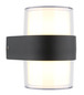 Preview: Globo LED Außenwandleuchte Ignacio 10W IP44 warmweiss Anthrazit matt Aluminium Druckguss 13x10cm
