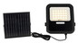 Preview: Globo LED Solarleuchte Gridon 6,5W dimmbar Fernbedienung Akku IP65 warmweiss Schwarz matt Glas 25x24cm