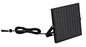 Preview: Globo LED Solarleuchte Gridon 6,5W dimmbar Fernbedienung Akku IP65 warmweiss Schwarz matt Glas 25x24cm