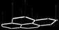 Preview: Globo LED Deckenleuchte Honeycomb 123,5W neutralweiss Weiß 248x174cm