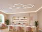 Preview: Globo LED Deckenleuchte Honeycomb 123,5W neutralweiss Weiß 248x174cm