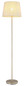 Preview: Globo Stehleuchte Joris E27 Champagnerfarben beige Metall Textil 151cm