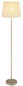 Preview: Globo Stehleuchte Joris E27 Champagnerfarben beige Metall Textil 151cm