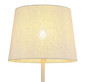 Preview: Globo Stehleuchte Joris E27 Champagnerfarben beige Metall Textil 151cm