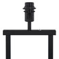 Preview: Globo Stehleuchte Sydney E27 + LED 25W dimmbar warmweiss Schwarz matt weiß Metall Textil 153cm