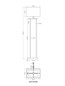 Preview: Globo Stehleuchte Sydney E27 + LED 25W dimmbar warmweiss Schwarz matt weiß Metall Textil 153cm