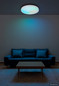 Preview: Globo LED Deckenleuchte Dwain RGB LED 24W dimmbar Fernbedienung CCT warm-/tageslichtweiss Weiß matt Ø37cm